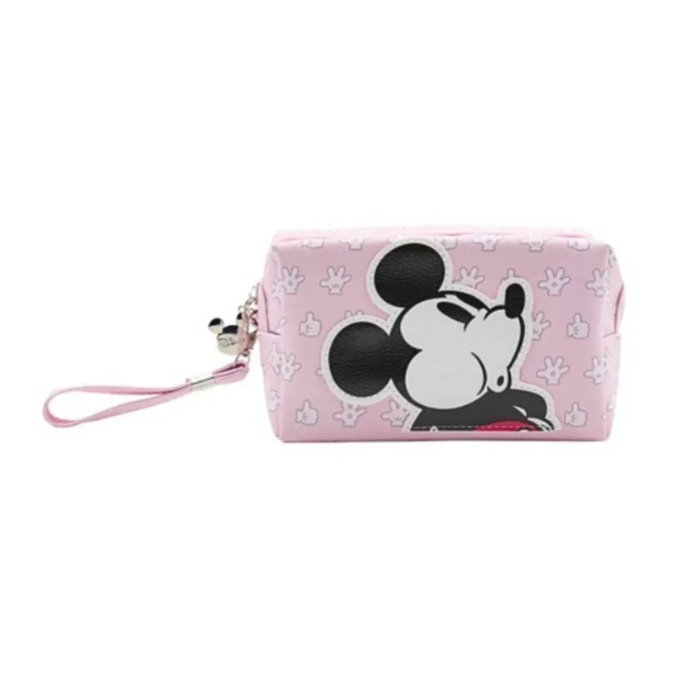 Mickey Mouse Pink Cosmetic Bag – Toiletry Pouch – Travel Friendly